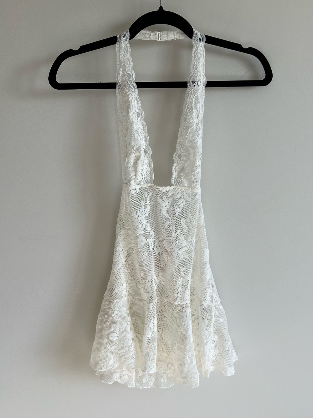 Victoria's Secret White Lace Dress Top
